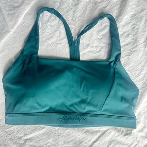 Alphalete Teal Pulse Bra